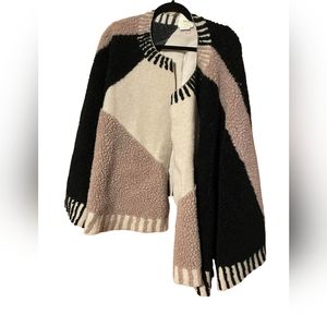 Anthropologie Maeve Dusk & Dawn Capelet Cape One Size